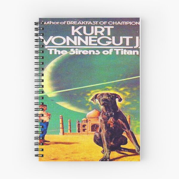 Artikelvorschau, Sirenen von Titan von Kurt Vonnegut - Kazak Cover entworfen und verkauft von SpartanCell.