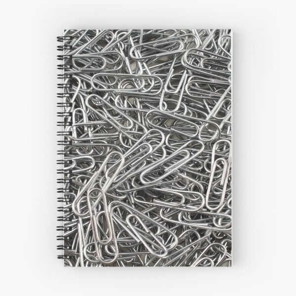 Item preview, A close up image of metal paper clips designed and sold by tethysimaging.