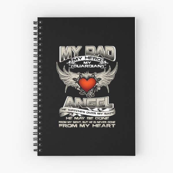 Item preview, My Dad My Hero My Guardian Angel He Watches Over My Back He May Be Gone From My Sight, But He Is Never Gone From My Heart designed and sold by AuroraApparel.