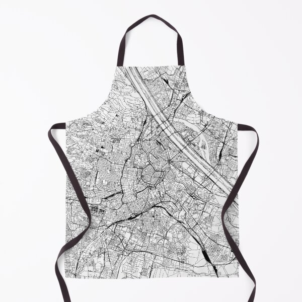 Item preview, Vienna White Map designed and sold by multiplicitymap.