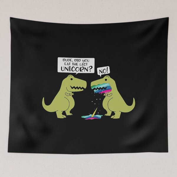 Item preview, Funny Did You Eat The Last Unicorn Dinosaur designed and sold by HugheDemeyer.