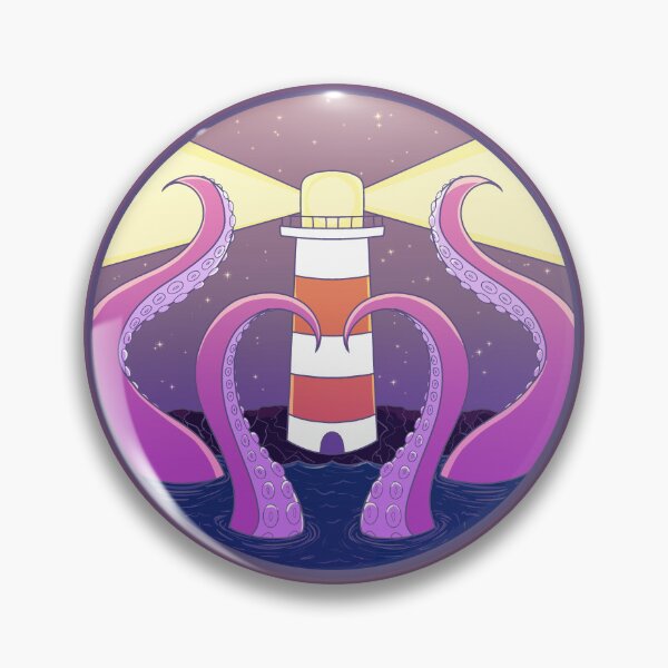 Item preview, The lighthouse and the kraken  designed and sold by DoesArtAndStuff.
