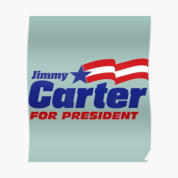 "For President 2024 Carter 2024 Democrat USA" Poster for Sale by pawdad