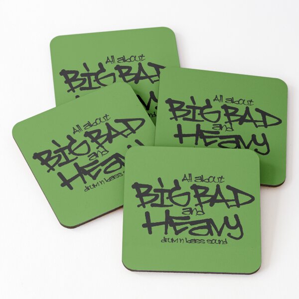 Item preview, Big, Bad and Heavy ( Drum & Bass Sound ) designed and sold by WULFLAND ARTS.