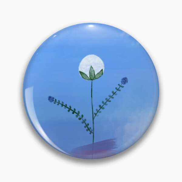 Item preview, Moon Flower and Blue Sky Drawing Painting Art designed and sold by Ro8thie.