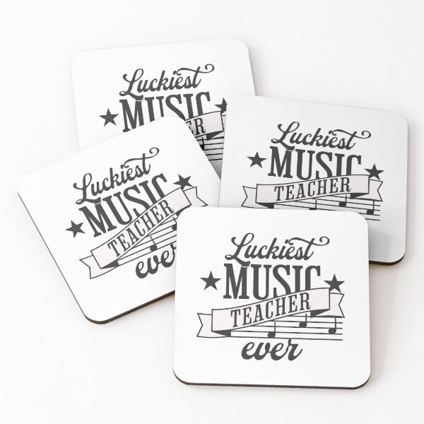 Item preview, Luckiest Music Teacher Ever designed and sold by JooArtPrints  ★★★★★.