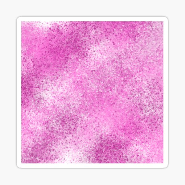 Pink abstract splatter design Sticker