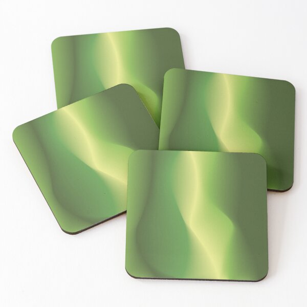 Item preview, Patrón de ondas con temática verde combinada designed and sold by AlexandraNN.