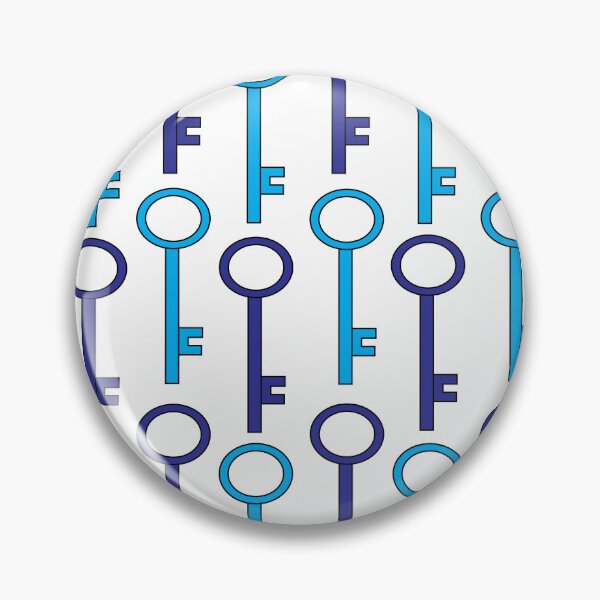 Item preview, Blue Skeleton Key Seamless Pattern designed and sold by Nisha Prabhu.