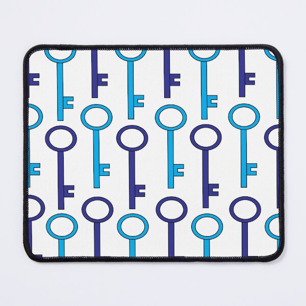 Item preview, Blue Skeleton Key Seamless Pattern designed and sold by Nisha Prabhu.