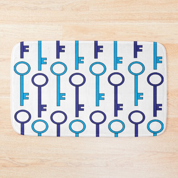 Item preview, Blue Skeleton Key Seamless Pattern designed and sold by Nisha Prabhu.