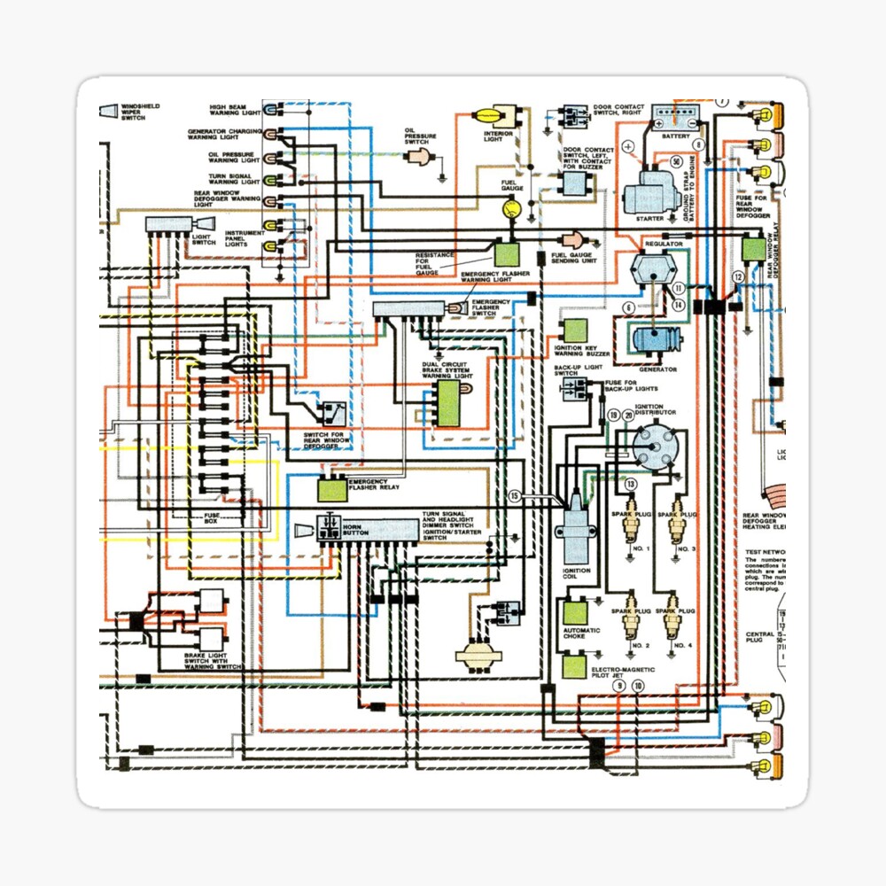 1972 Vw Beetle Wiring Diagram : Wiring Diagram For 73 Super Beetle ...