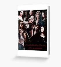 Katherine pierce Greeting Card