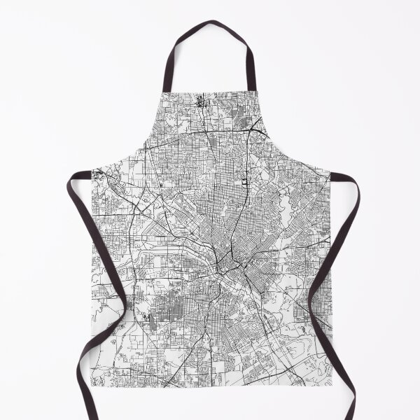Artikelvorschau, Dallas White Map entworfen und verkauft von multiplicitymap.