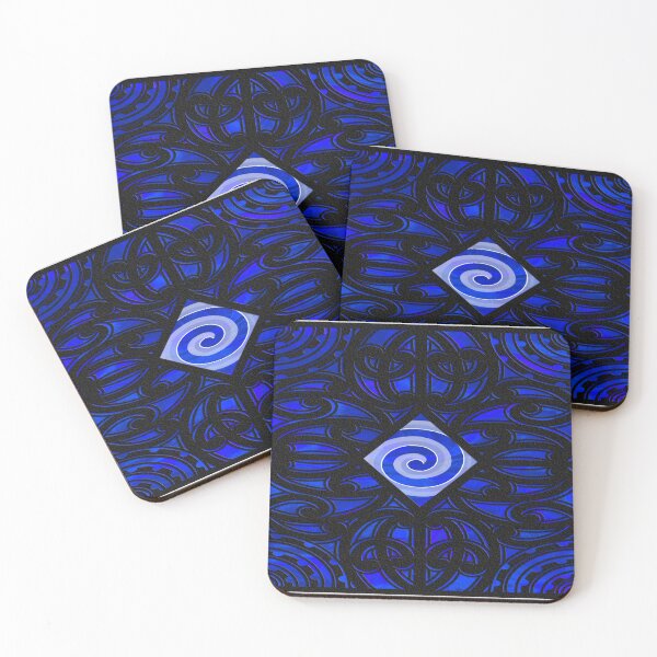 Item preview, TNT - maori koru blue designed and sold by TNT-STYLEZ.