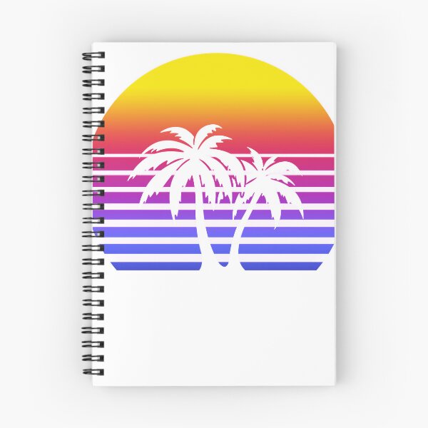 Item preview, Synthwave Sun Palm Trees  designed and sold by AroMiricka.