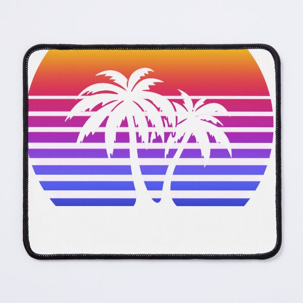 Item preview, Synthwave Sun Palm Trees designed and sold by AroMiricka.