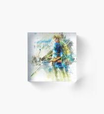 Link - Breath Of The Wild Acrylic Block