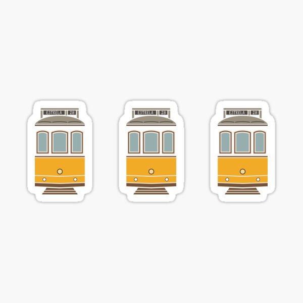 Artikel-Vorschau von Straßenbahnmuster von Lissabon, designt und verkauft von Lyman Creative Co..