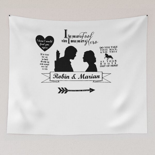 Item preview, Robin And Marian Quotes Art designed and sold by RubyDavid8.