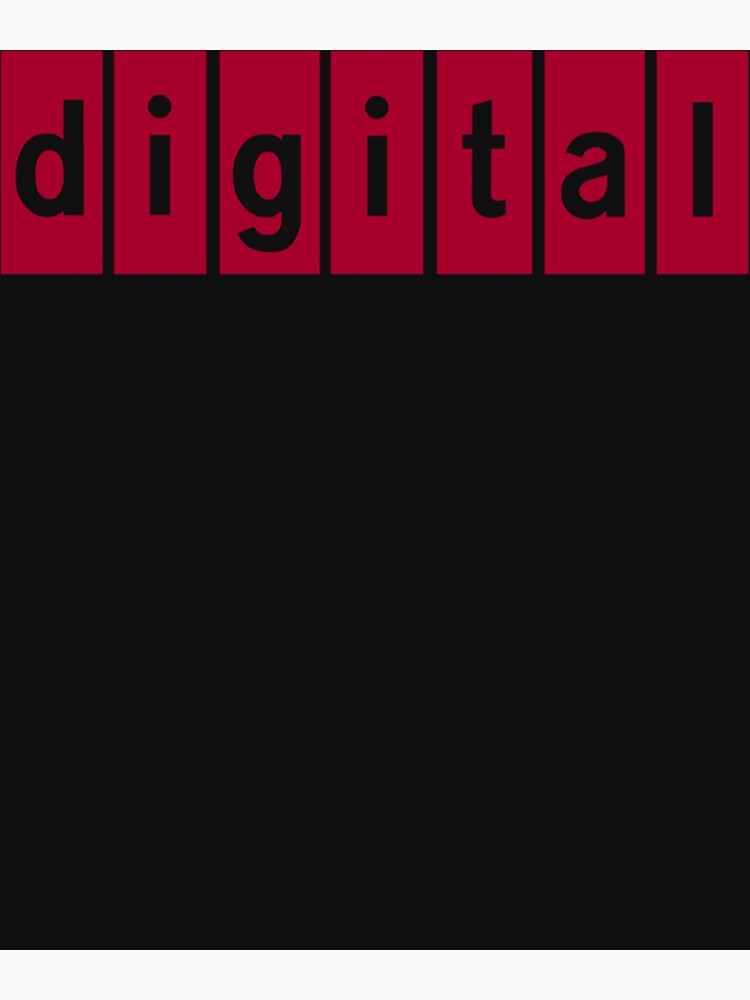 "Digital equipment corporation logo essential t shirt" Poster for Sale