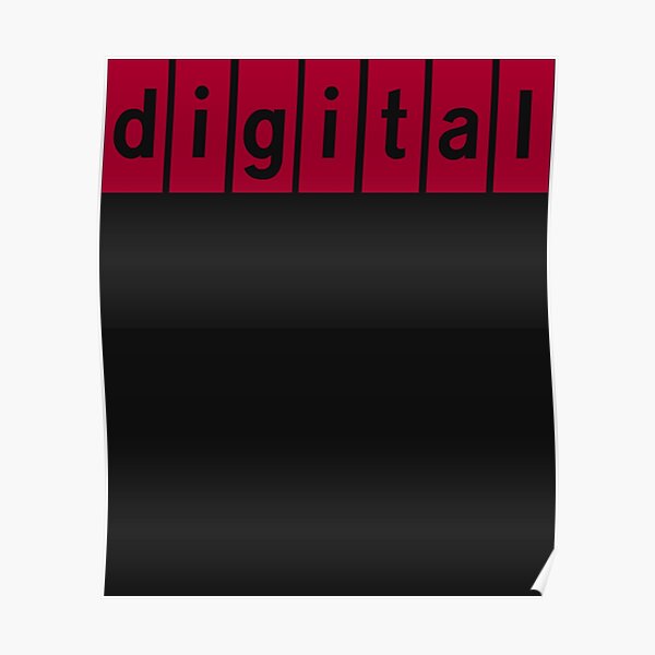 "Digital equipment corporation logo essential t shirt" Poster for Sale