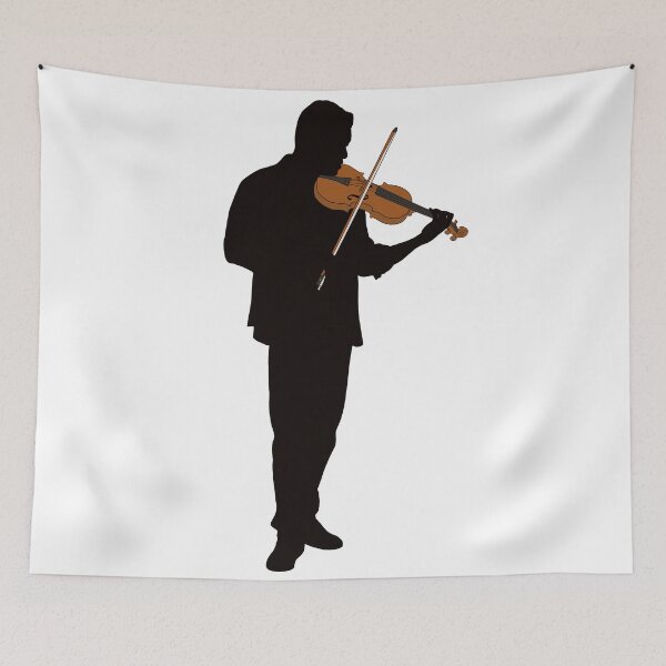 Item preview, Silhouette Violin Player - Violinist designed and sold by limitLIS.