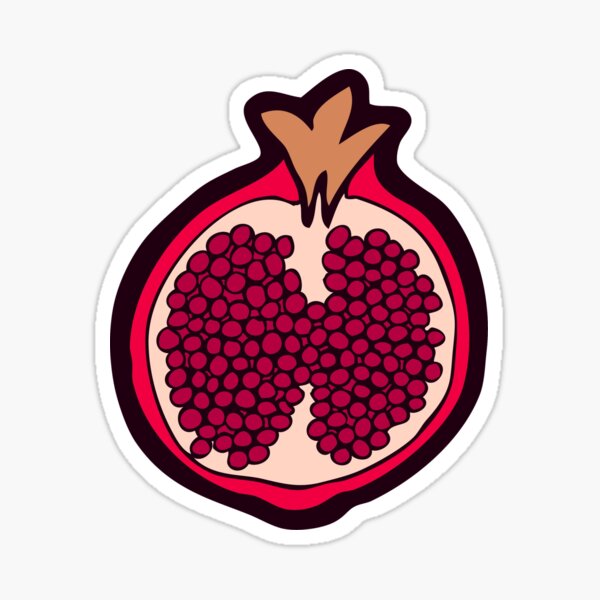 Pomegranate Pattern Sticker