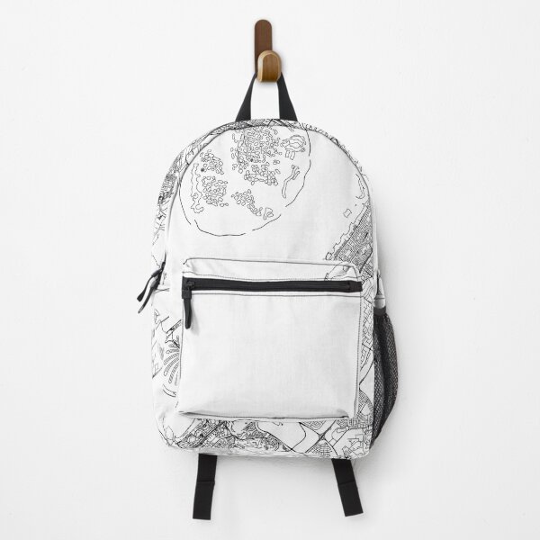 Item preview, Dubai White Map designed and sold by multiplicitymap.