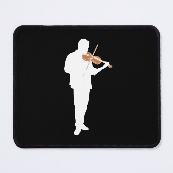 Item preview, White Silhouette Violin Player - Violinist designed and sold by limitLIS.