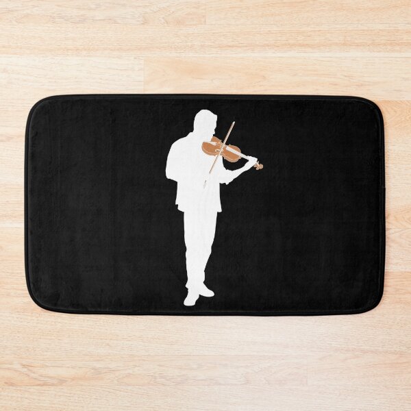 Item preview, White Silhouette Violin Player - Violinist designed and sold by limitLIS.