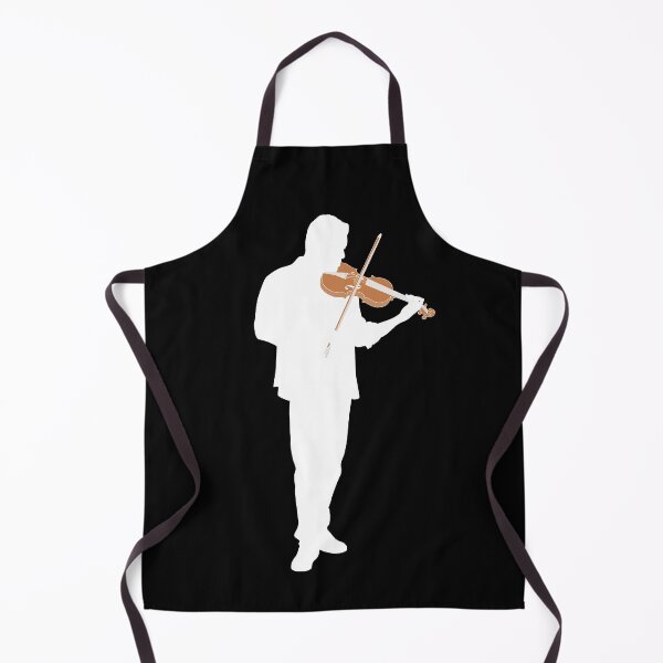Item preview, White Silhouette Violin Player - Violinist designed and sold by limitLIS.