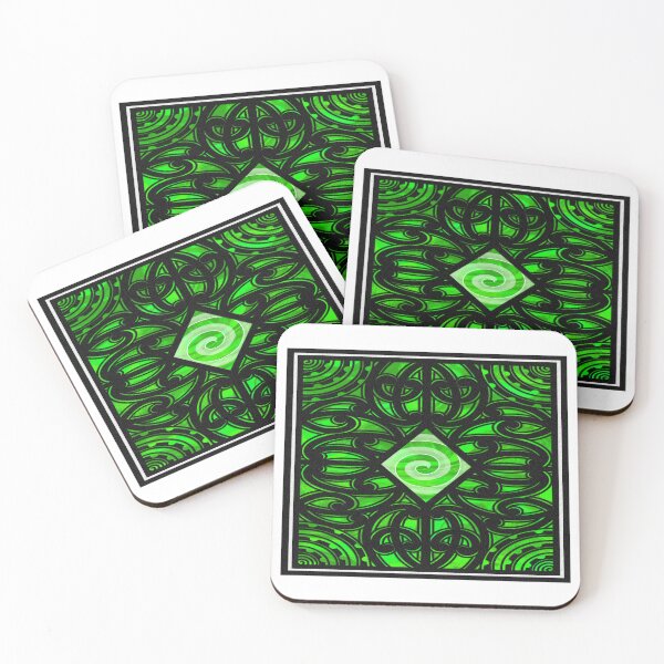 Item preview, TNT - maori koru green designed and sold by TNT-STYLEZ.