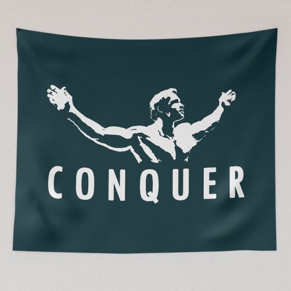Item preview, Arnold Schwarzenegger Conquer Vintage Mens, For Women Classic Handmade, Retro, Hot Search designed and sold by MIRANDASTORE.