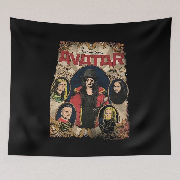 Item preview, sells band t-shirts avatar band, masks, posters, stickers,etc., designed and sold by AngelaStarr546.