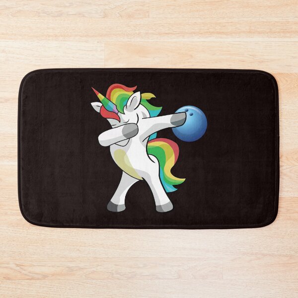 Item preview, unicorn bowling gift woman designed and sold by Scelai.