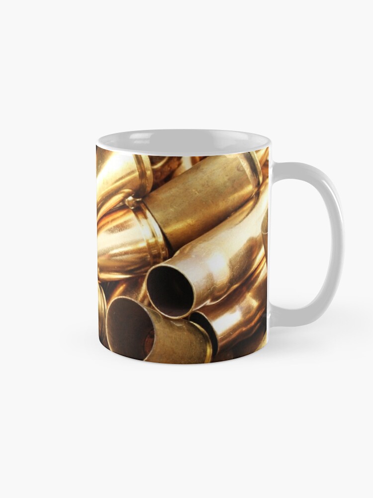 Empty, used, assorted, spent brass bullet casings Coffee Mug for Sale by  tethysimaging