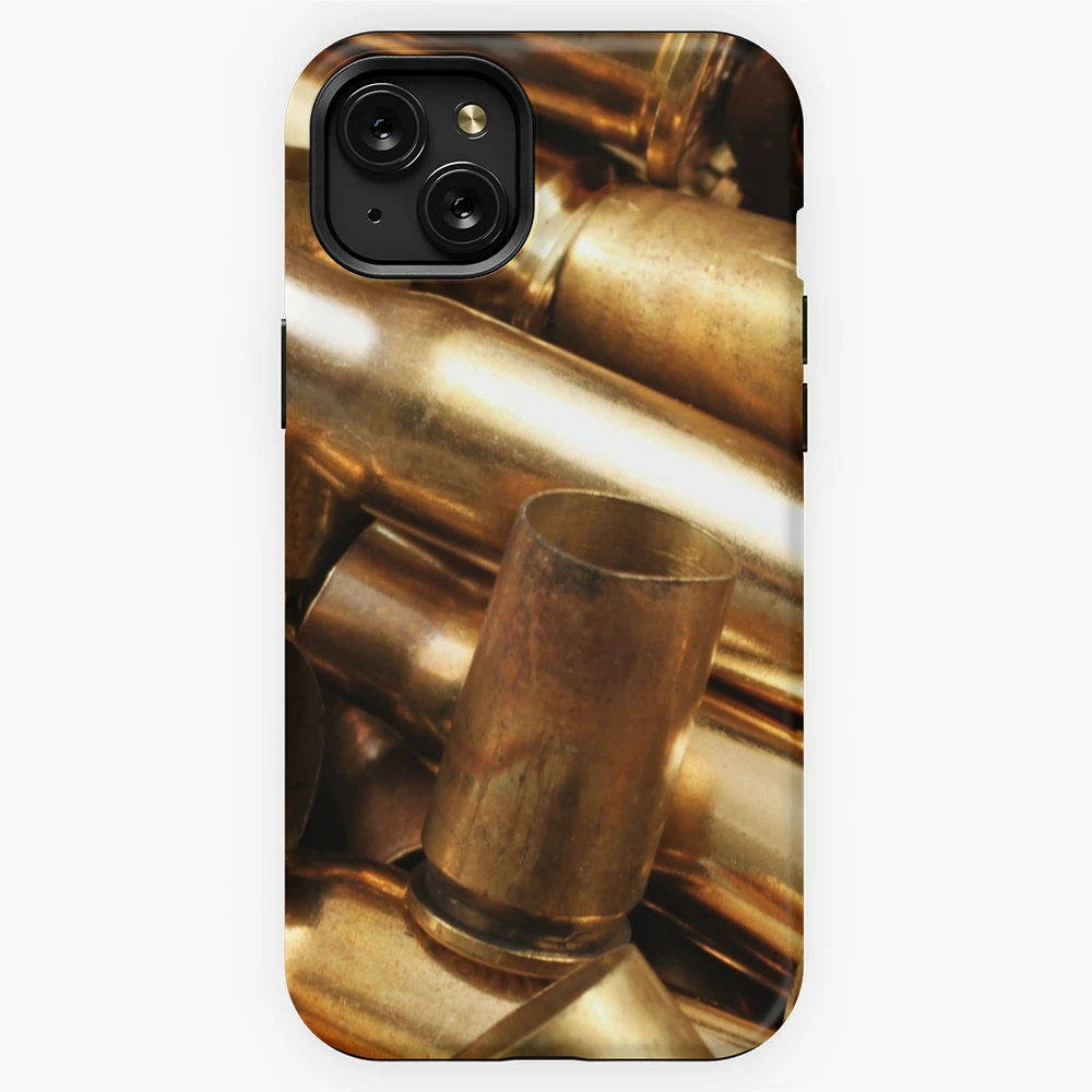 Empty, used, assorted, spent brass bullet casings iPhone Case for Sale by  tethysimaging