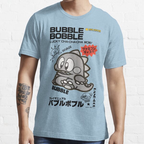 Bubble Bobble T Shirt Funny Gaming 80s Gamer Nerd Game Cool 