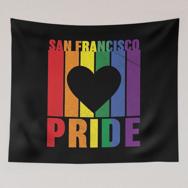 Item preview, San Francisco LGBTQ Pride Rainbow Flag designed and sold by Art2Me.