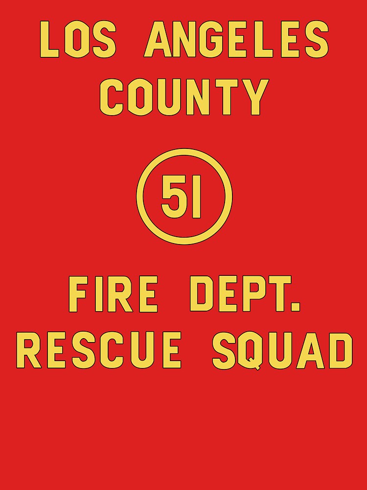 Disover Emergency Squad 51 Door | Essential T-Shirt 