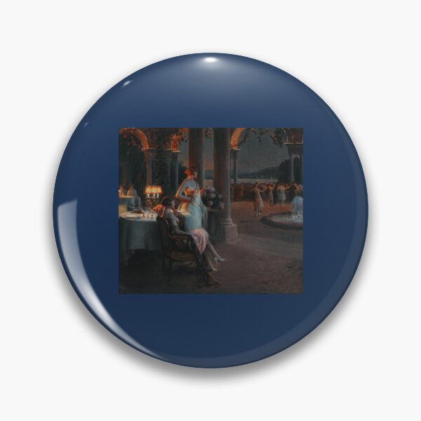 Item preview, Le Soir sur la terasse Women Watching the Dancing after Dinner Painting  Delphin Enjolras designed and sold by ManhQuynhKaino.