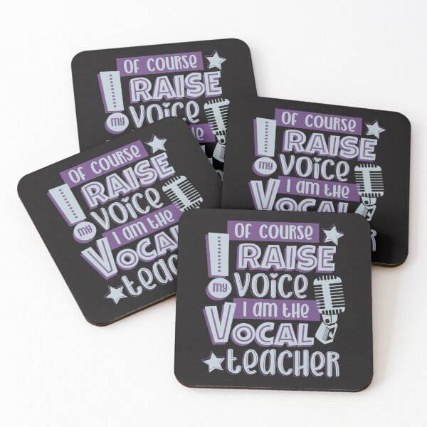 Item preview, Vocal Teacher Voice Quote Raise my voice text lettering designed and sold by BanTaiLFxc.