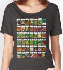 Vegetable seeds pattern Women's Relaxed Fit T-Shirt