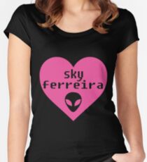 Sky Ferreira Women's Fitted Scoop T-Shirt