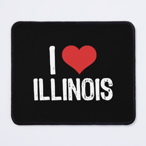 Item preview, I Love Illinois designed and sold by The "I Love Everything" Shop.