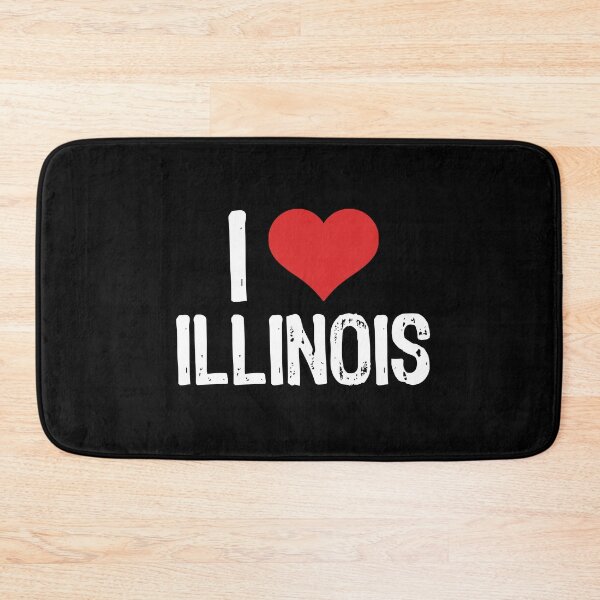 Item preview, I Love Illinois designed and sold by The "I Love Everything" Shop.