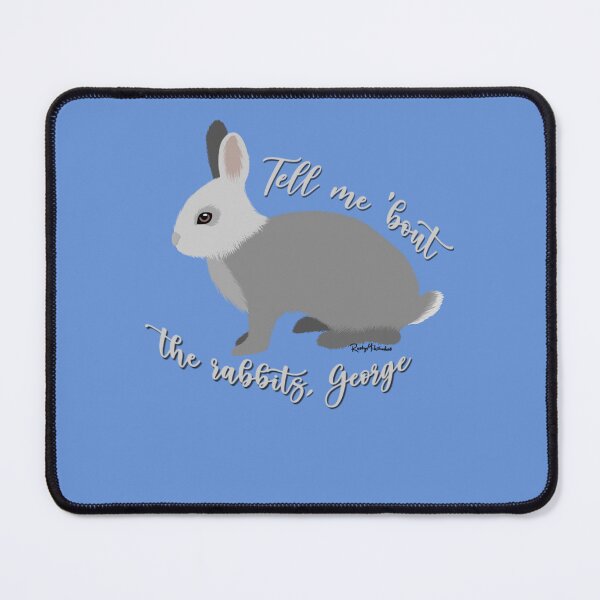 Item preview, The Rabbits Of Mice and Men Sticker designed and sold by FlorianBokemul.