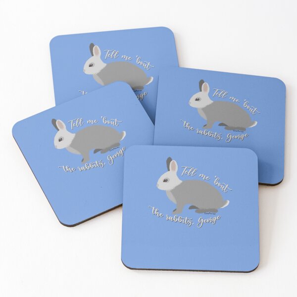 Item preview, The Rabbits  Of Mice and Men  Sticker designed and sold by FlorianBokemul.