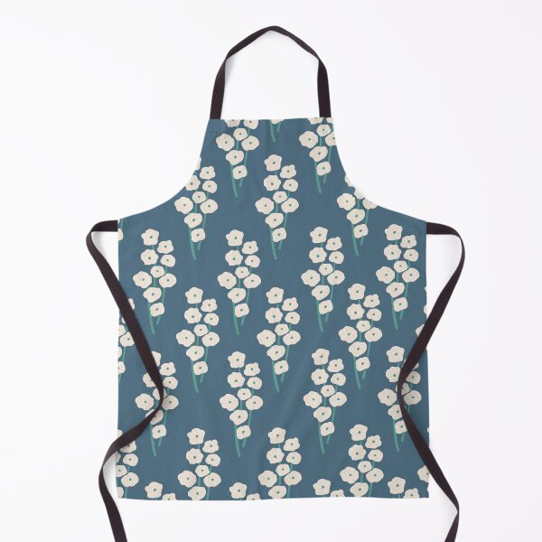 Item preview, Floral Pattern - 01 - Inky Blue designed and sold by NolkDesign.